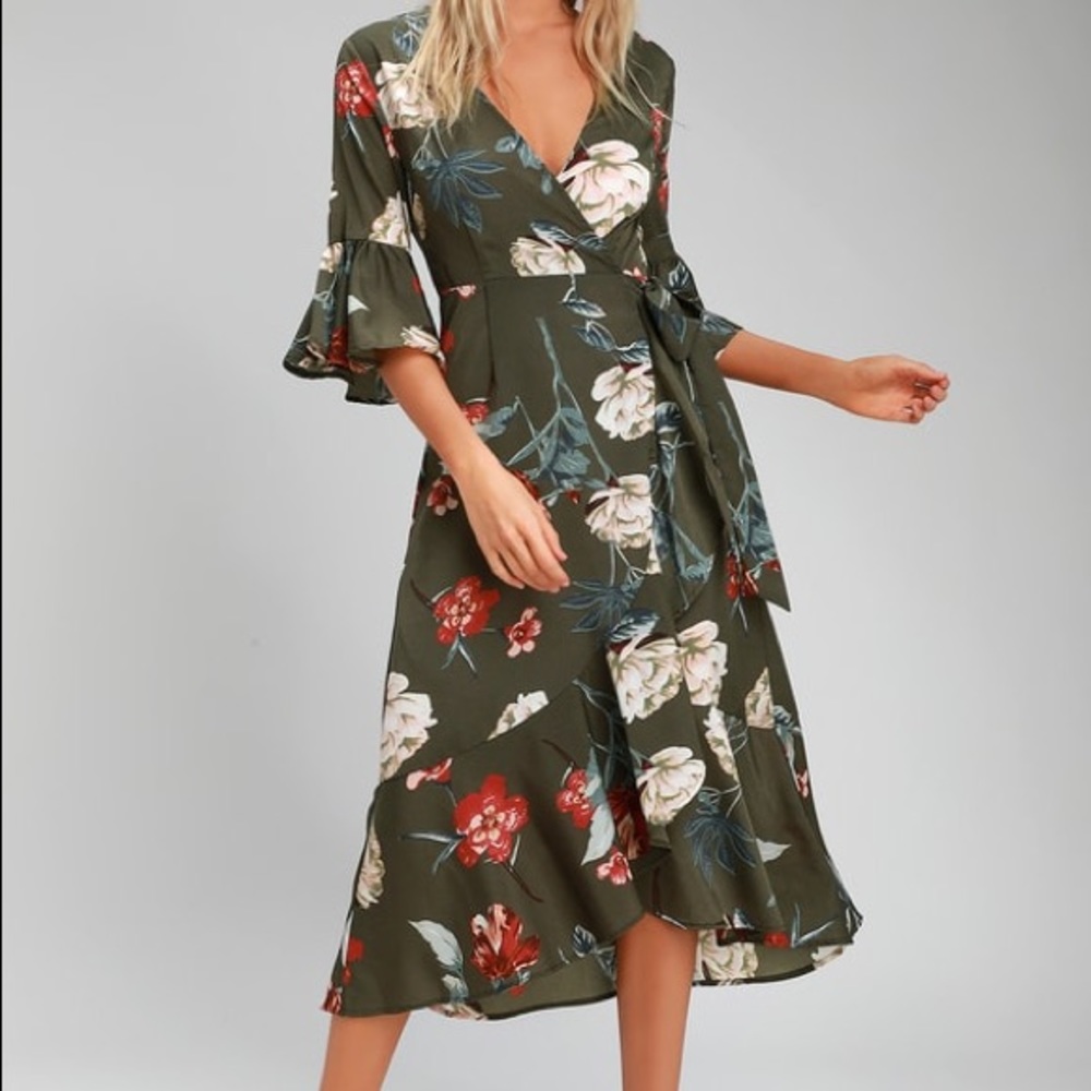 Lulus Floral Dress